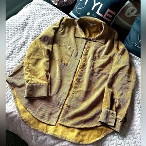 Corduroy Button Down Shirt